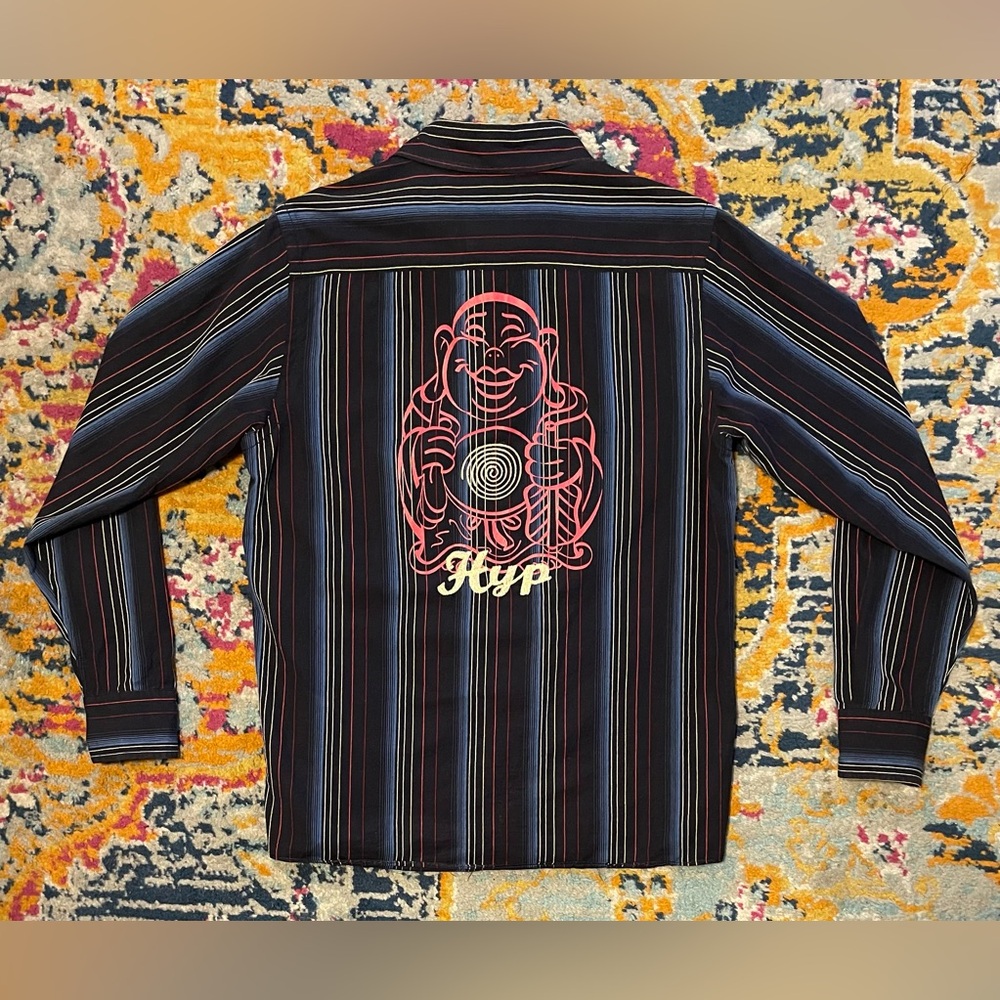 Hypnotic Genes Buddha Button Down Shirt